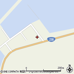 宗谷漁港公園トイレ周辺の地図