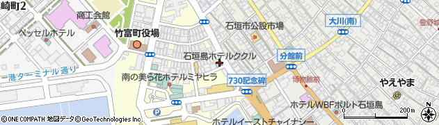 石垣島ホテル　ククル周辺の地図