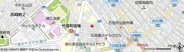 八重山村周辺の地図
