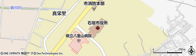 沖縄県石垣市周辺の地図