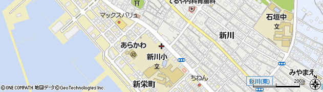 沖縄県石垣市新栄町73-2周辺の地図