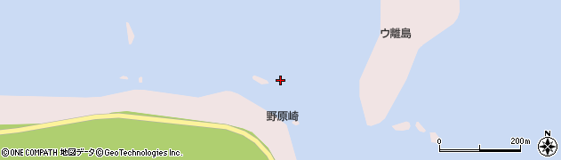 野原崎周辺の地図
