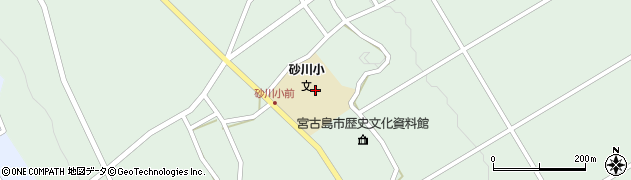 宮古島市立砂川小学校周辺の地図