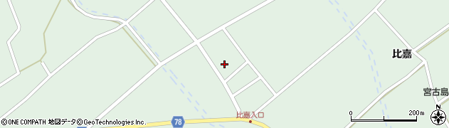 沖縄県宮古島市城辺比嘉303周辺の地図