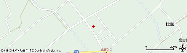 沖縄県宮古島市城辺比嘉303-9周辺の地図