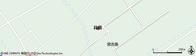 沖縄県宮古島市城辺比嘉周辺の地図