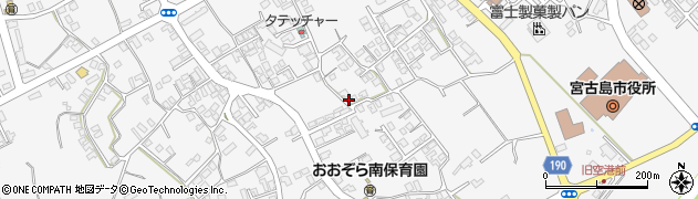 宮古島マンスリーマンション周辺の地図