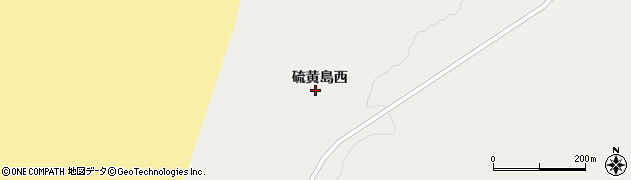 東京都小笠原村硫黄島（西）周辺の地図