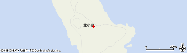 北小島周辺の地図