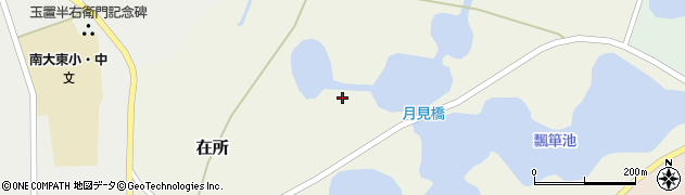沖縄県島尻郡南大東村在所周辺の地図
