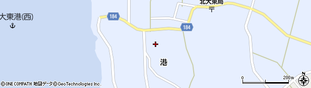 沖縄県島尻郡北大東村港43周辺の地図
