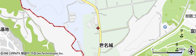 沖縄県島尻郡八重瀬町世名城1512周辺の地図