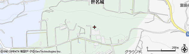 沖縄県島尻郡八重瀬町世名城1236周辺の地図