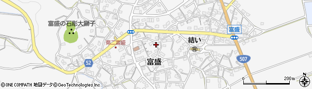 沖縄県八重瀬町（島尻郡）富盛周辺の地図