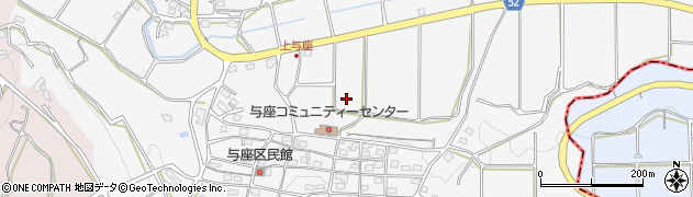 沖縄県糸満市与座周辺の地図