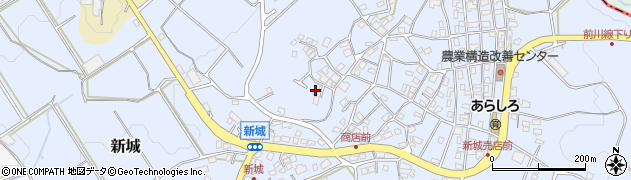 沖縄県八重瀬町（島尻郡）新城周辺の地図