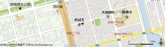 西崎製麺所周辺の地図