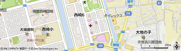琉球銀行西崎支店周辺の地図