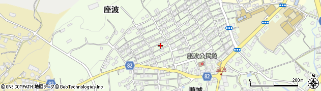 沖縄県糸満市座波169周辺の地図