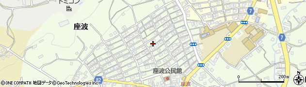 沖縄県糸満市座波195周辺の地図