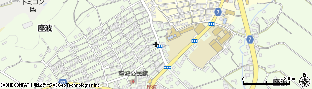 沖縄県糸満市座波111周辺の地図