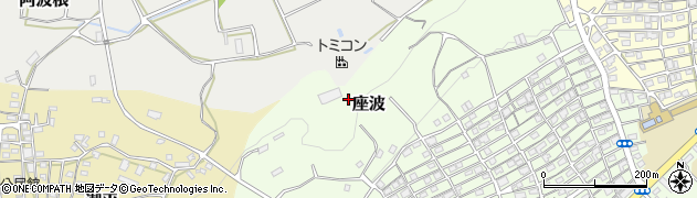 沖縄県糸満市座波421周辺の地図