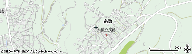 沖縄県南城市玉城糸数周辺の地図