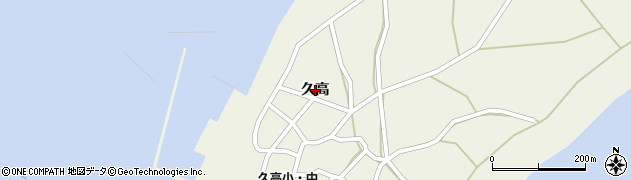 沖縄県南城市知念（久高）周辺の地図