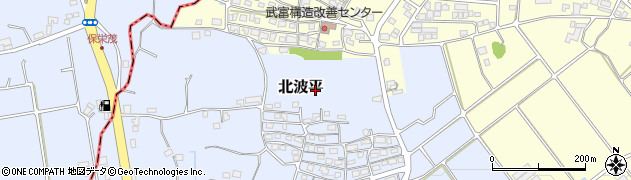 沖縄県糸満市北波平周辺の地図