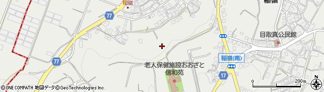 沖縄県南城市大里（稲嶺）周辺の地図