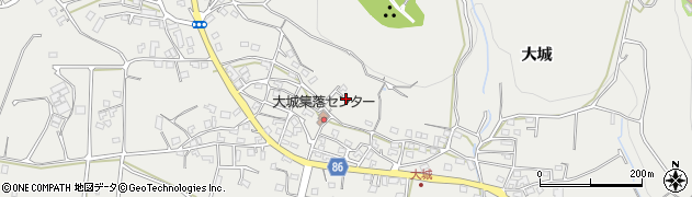 沖縄県南城市大里（大城）周辺の地図
