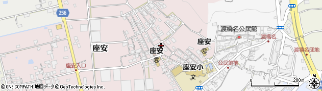 沖縄県豊見城市座安8周辺の地図