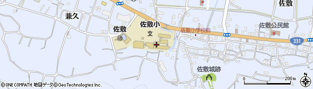 南城市立佐敷小学校周辺の地図