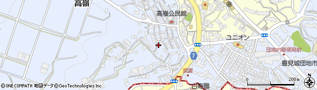 沖縄県豊見城市高嶺53周辺の地図