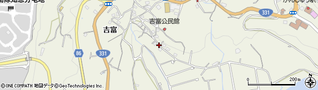 沖縄県南城市知念周辺の地図