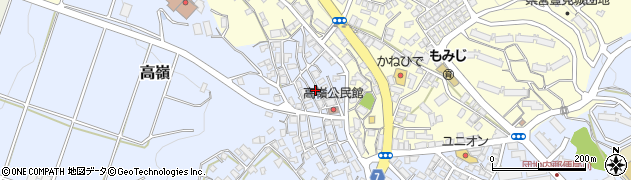沖縄県豊見城市高嶺14周辺の地図