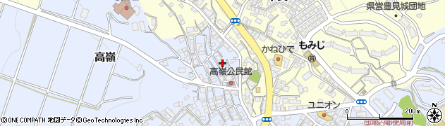 沖縄県豊見城市高嶺2周辺の地図