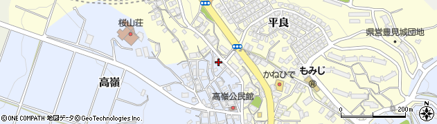沖縄県豊見城市高嶺70周辺の地図