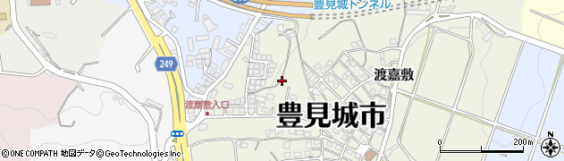 沖縄県豊見城市渡嘉敷周辺の地図