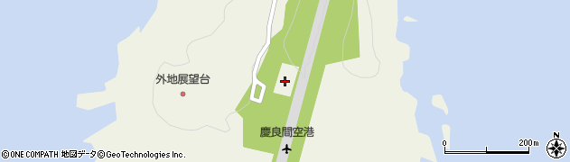 慶良間空港周辺の地図