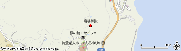 斎場御嶽周辺の地図
