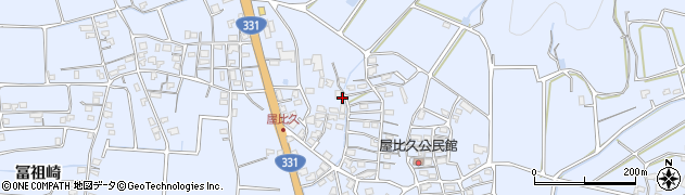 沖縄県南城市佐敷（屋比久）周辺の地図