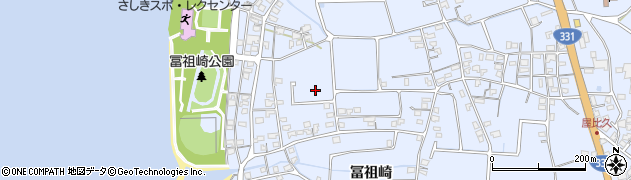 沖縄県南城市佐敷（冨祖崎）周辺の地図