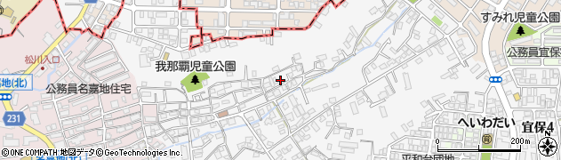 沖縄県豊見城市我那覇9周辺の地図