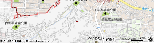 沖縄タイムス　我那覇販売店周辺の地図