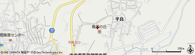 沖縄県南城市大里平良2611周辺の地図