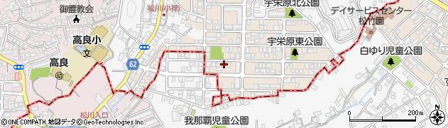 沖縄県那覇市宇栄原681周辺の地図