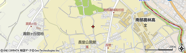 沖縄県豊見城市長堂周辺の地図
