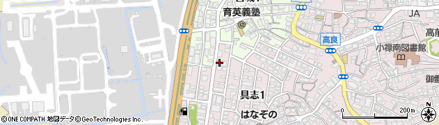 琉球新報　具志販売店周辺の地図
