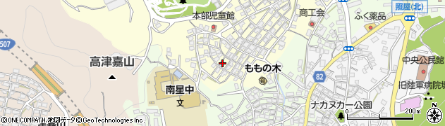 沖縄県島尻郡南風原町本部197周辺の地図